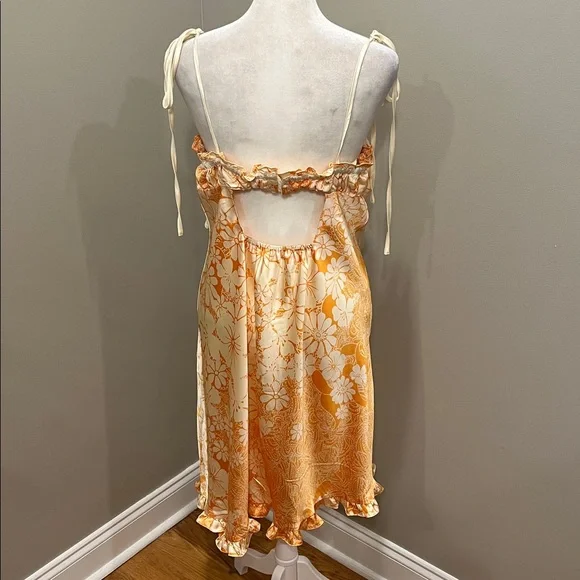 Intimately Free People Retro Daisy Slip Dress in Icelandic Poppy - Picture 8 of 8